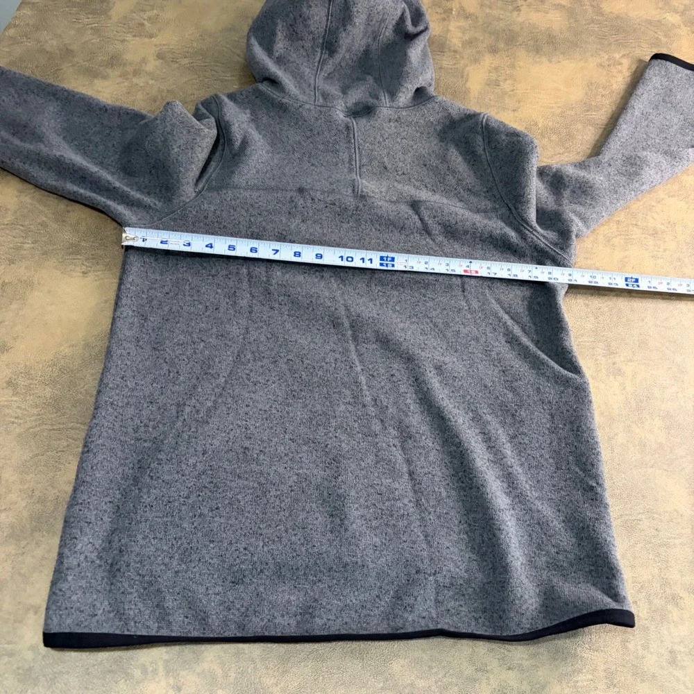 Nike Tech Summit Fleece Hoodie Womens Large Gray‎ Pullover Scuba Neck 914398-071_6